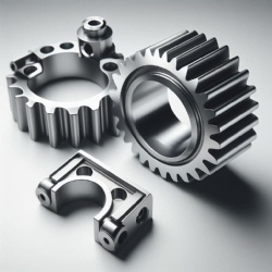 Gear machining with steel material with hardening 45~52 HRC